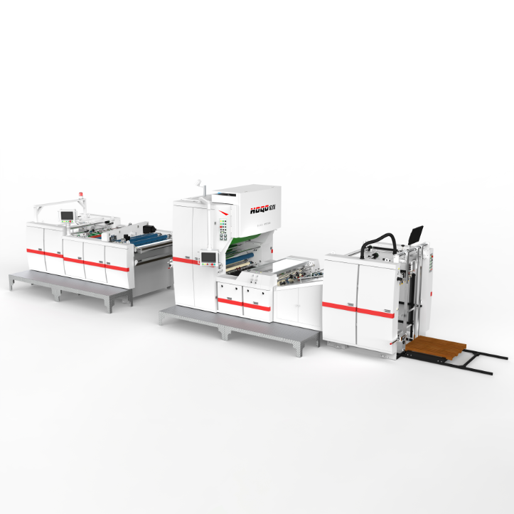 Automatische Kettenmesser-Pulverentfernungs-Laminiermaschine