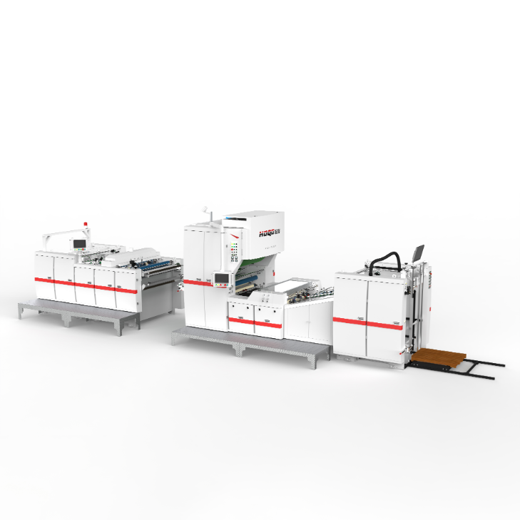 Automatische Heißmesser-Pulverentfernungs-Laminiermaschine