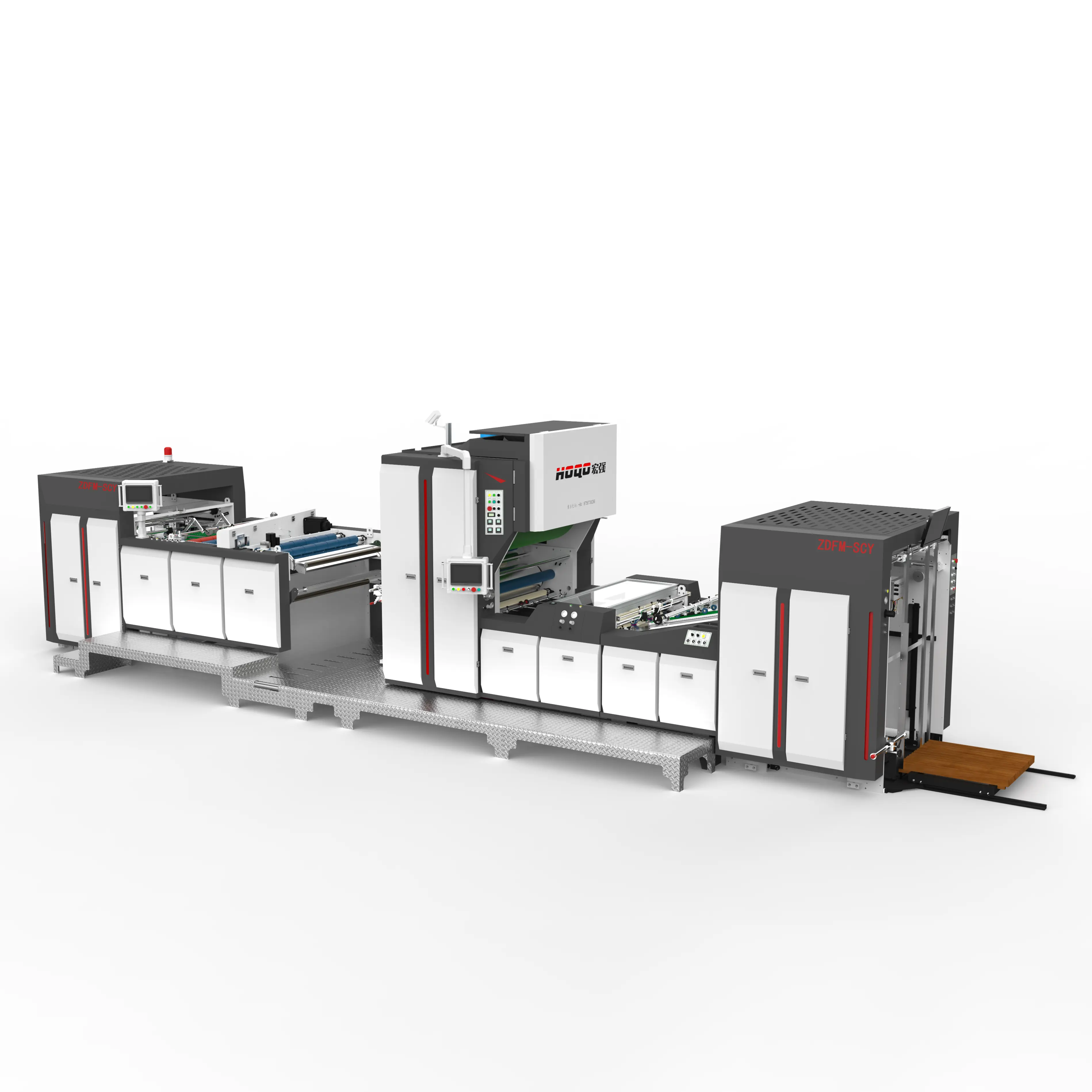 Intelligente Servo-Kettenmesser-Laminiermaschine zur Pulverentfernung